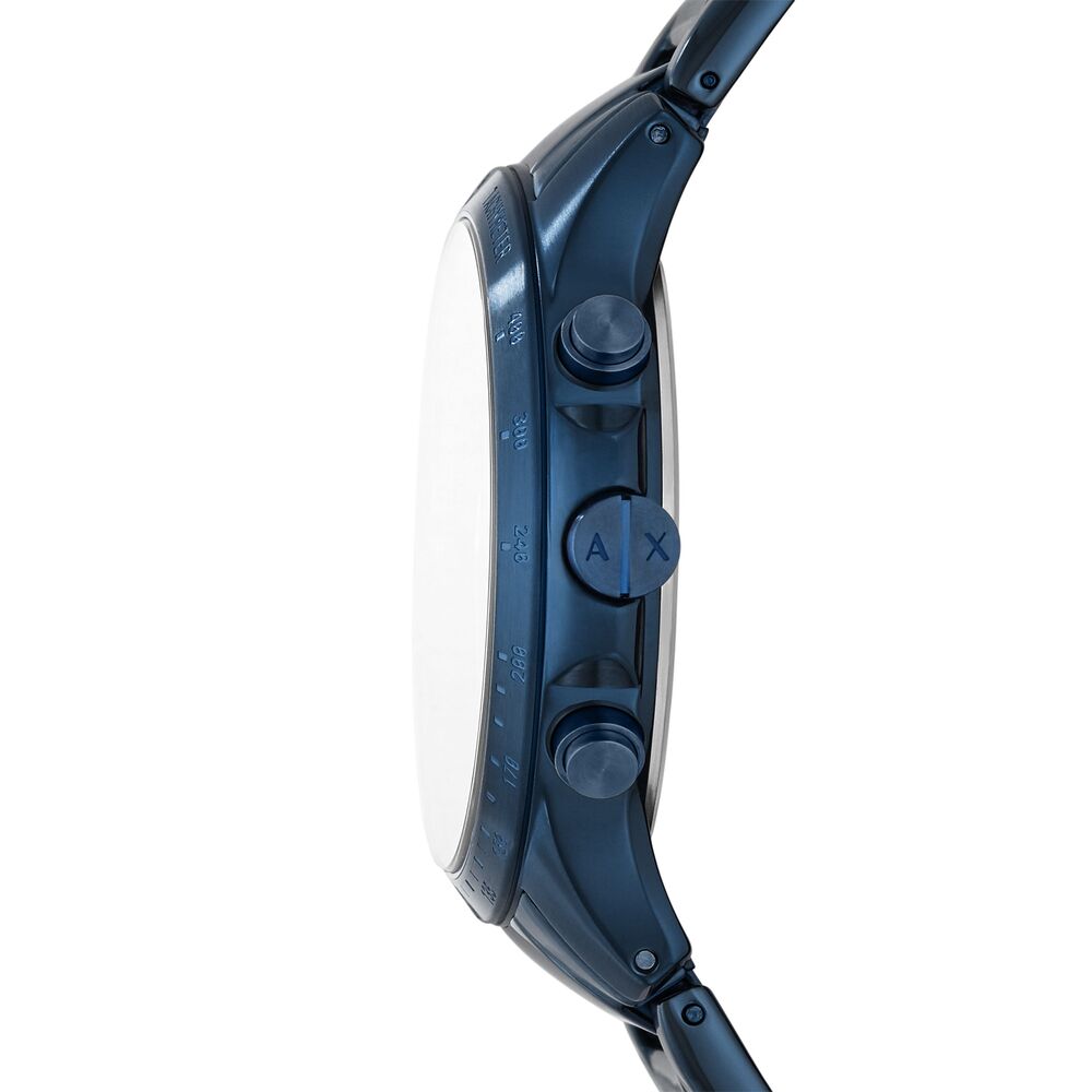 Chronograph Blue Stainless Steel Watch