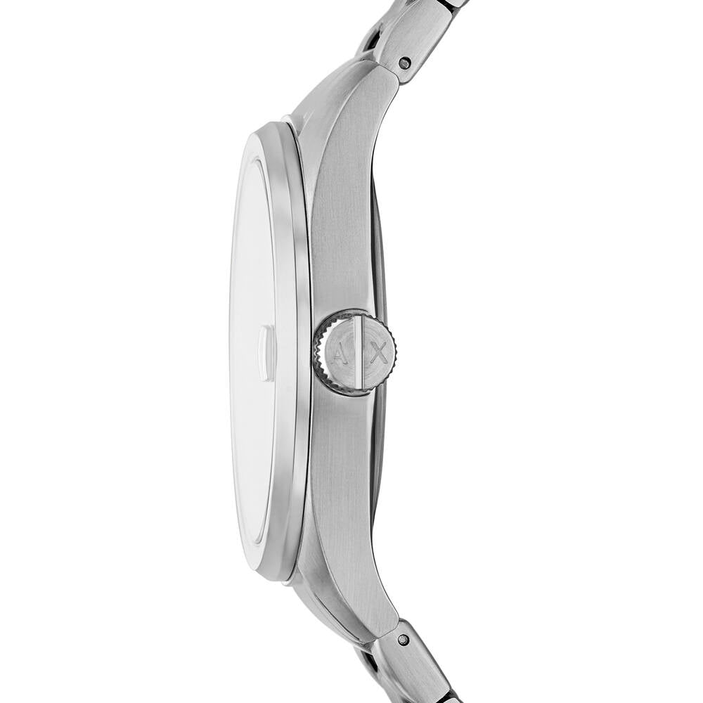 Three-Hand Date Stainless Steel Watch