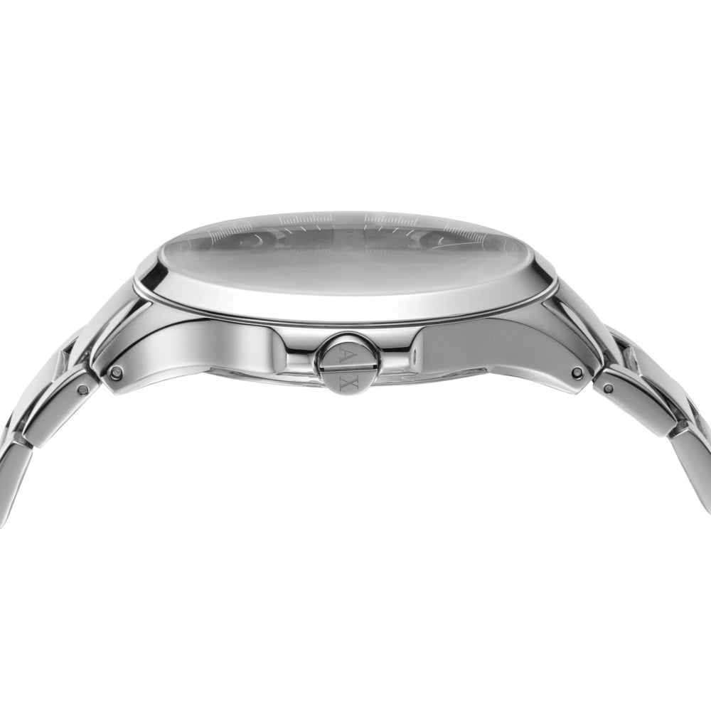 Three-Hand Date Stainless Steel Watch