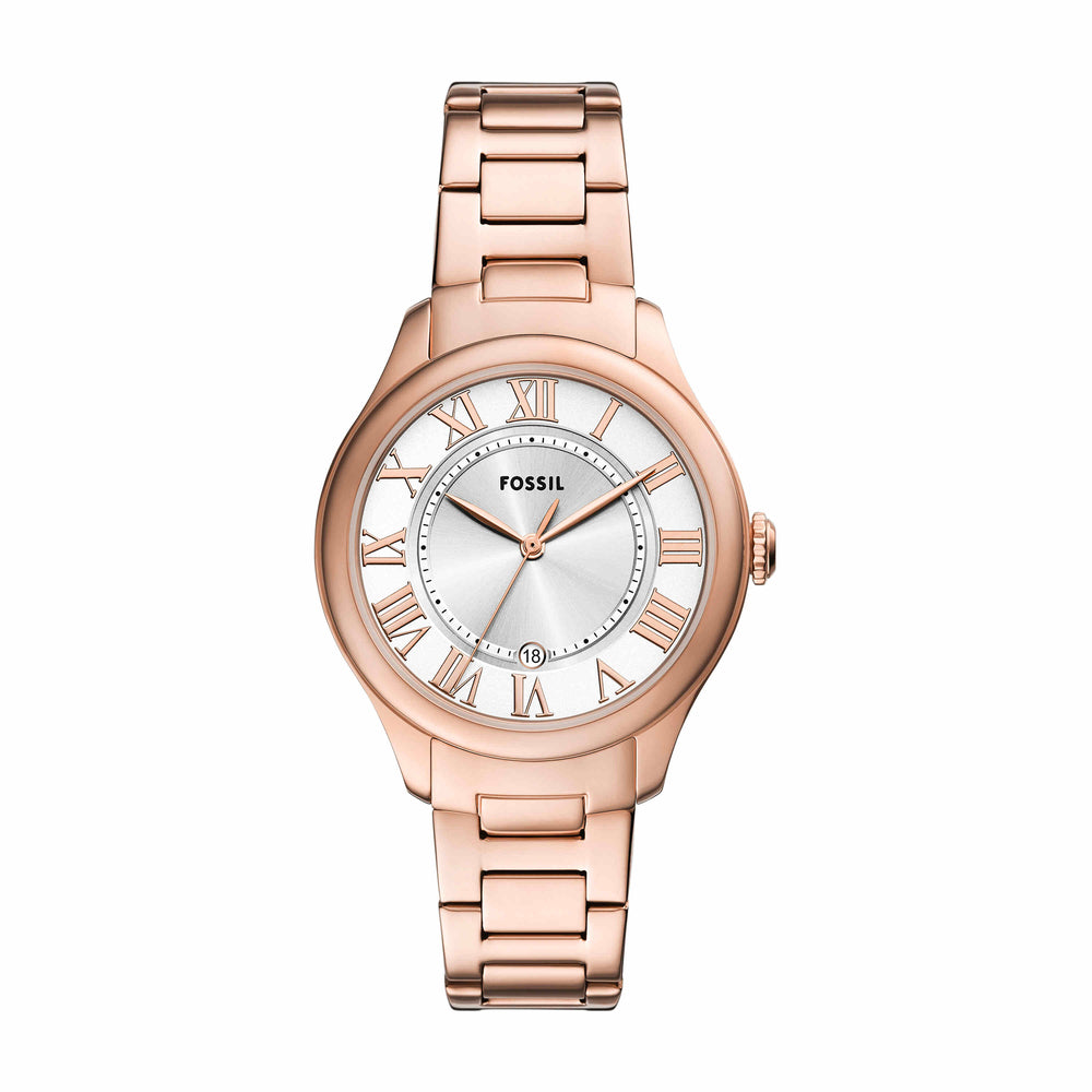 Gilmore Three-Hand Date Rose Gold-Tone