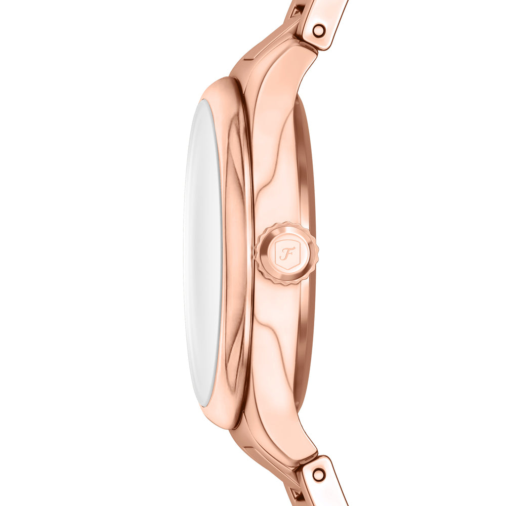 Gilmore Three-Hand Rose Gold-Tone