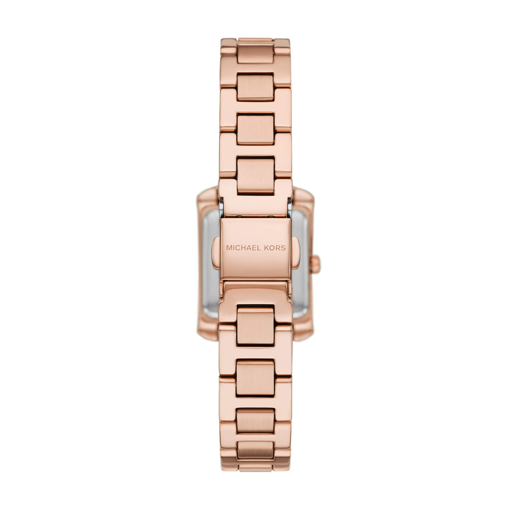 Emery Three-Hand Rose Gold-Tone Stainless Steel Watch