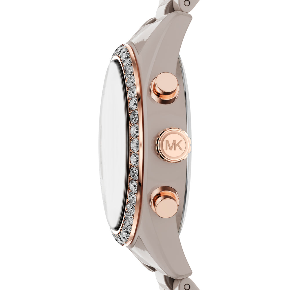 Women's Lexington Chronograph Nude Ceramic Watch