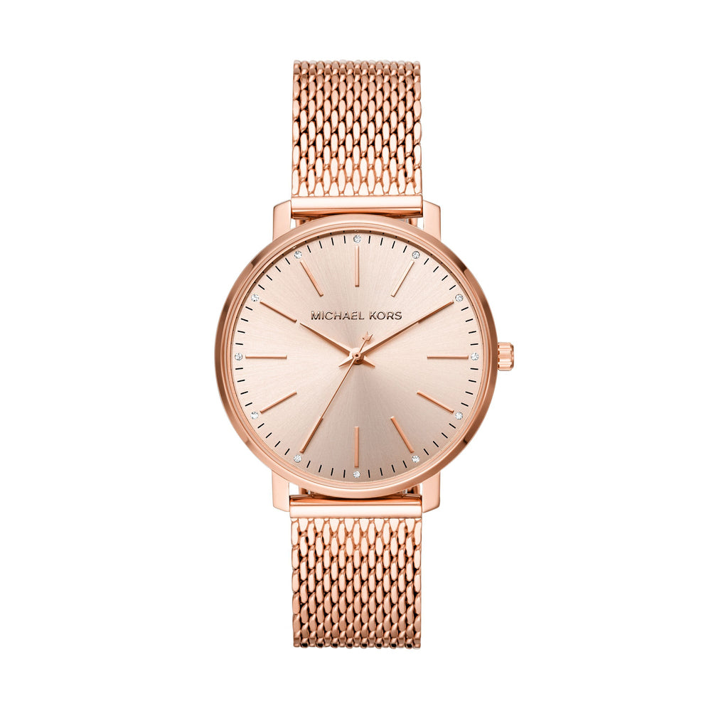 Women's Pyper Three-Hand Rose Gold-Tone Stainless Steel Watch