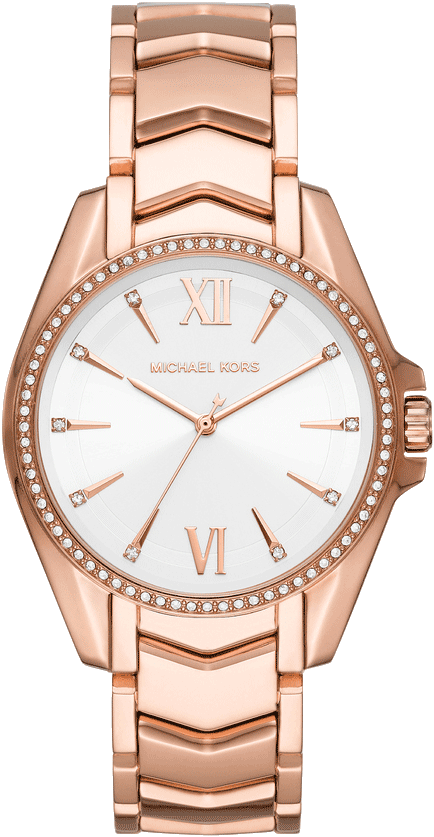 Women's Whitney Three-Hand Rose Gold-Tone Stainless Steel Watch