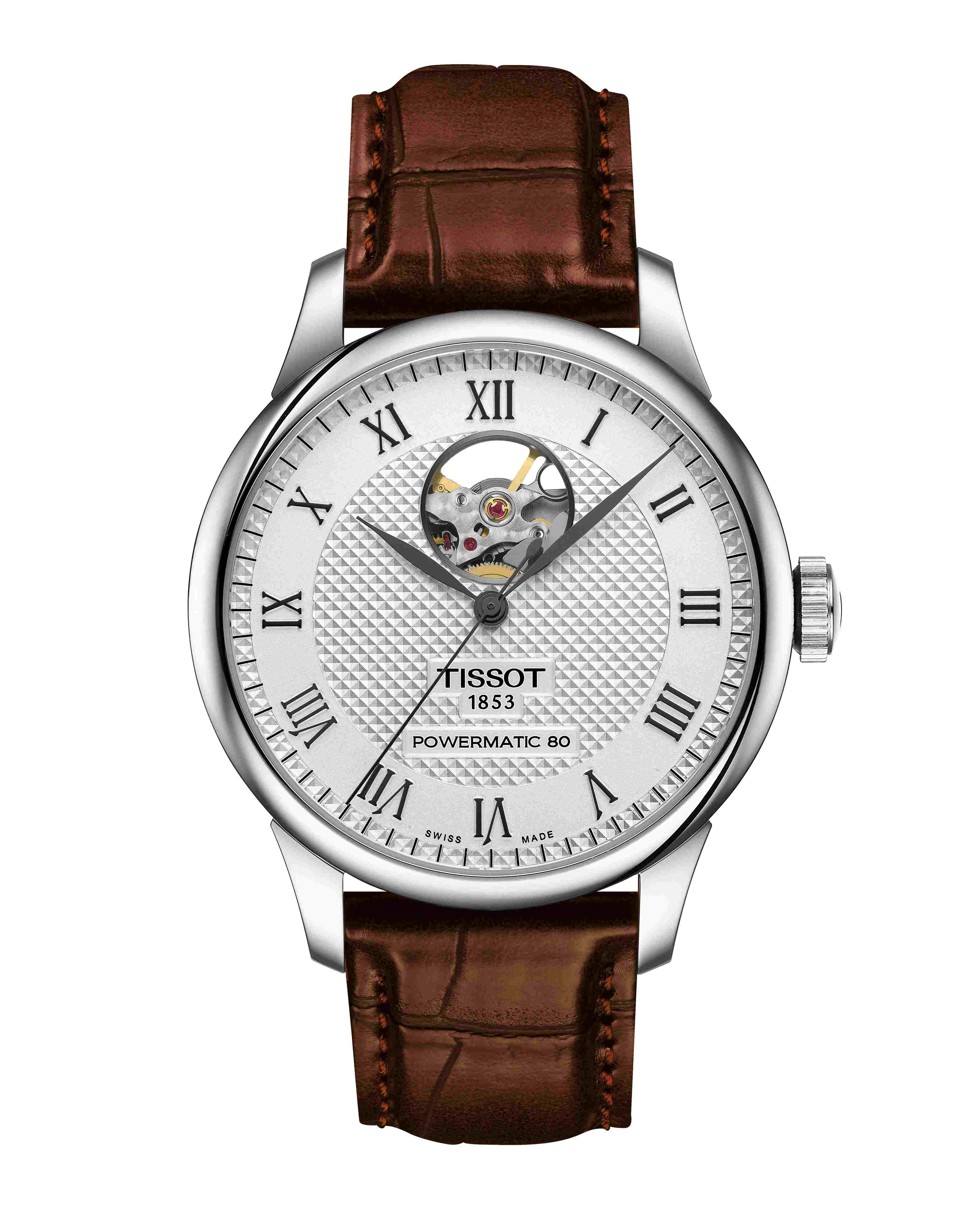 tissot le locle automatique powermatic 80 open heart t006.407.16.033.01