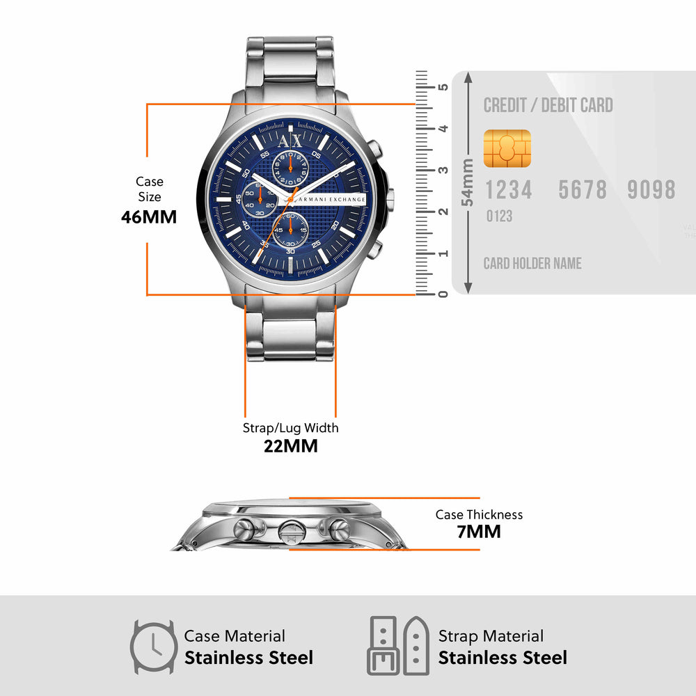 Chronograph Stainless Steel Watch