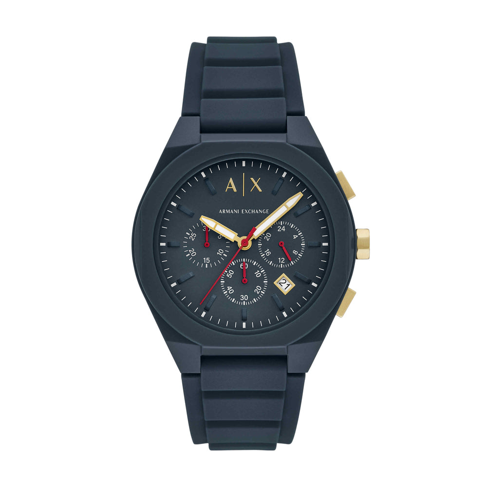 Sync Chronograph Blue Silicone Watch