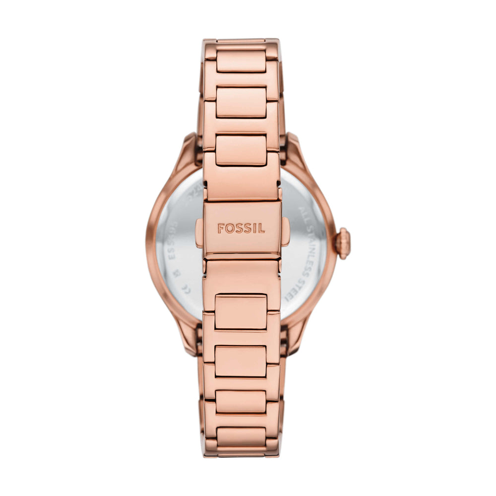 Gilmore Three-Hand Date Rose Gold-Tone