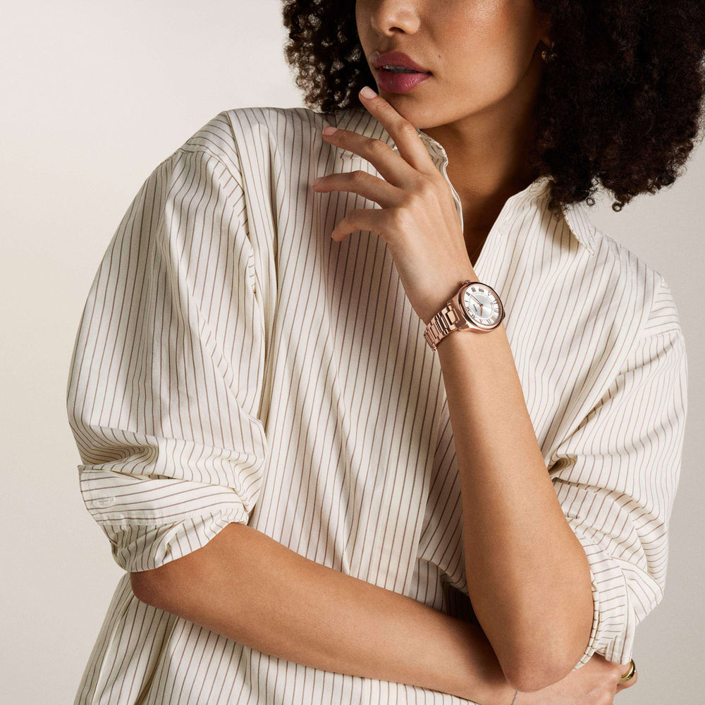 Gilmore Three-Hand Date Rose Gold-Tone