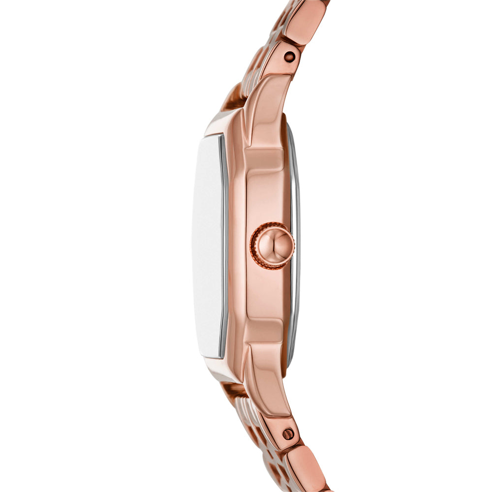 Harlow Three-Hand Rose Gold-Tone