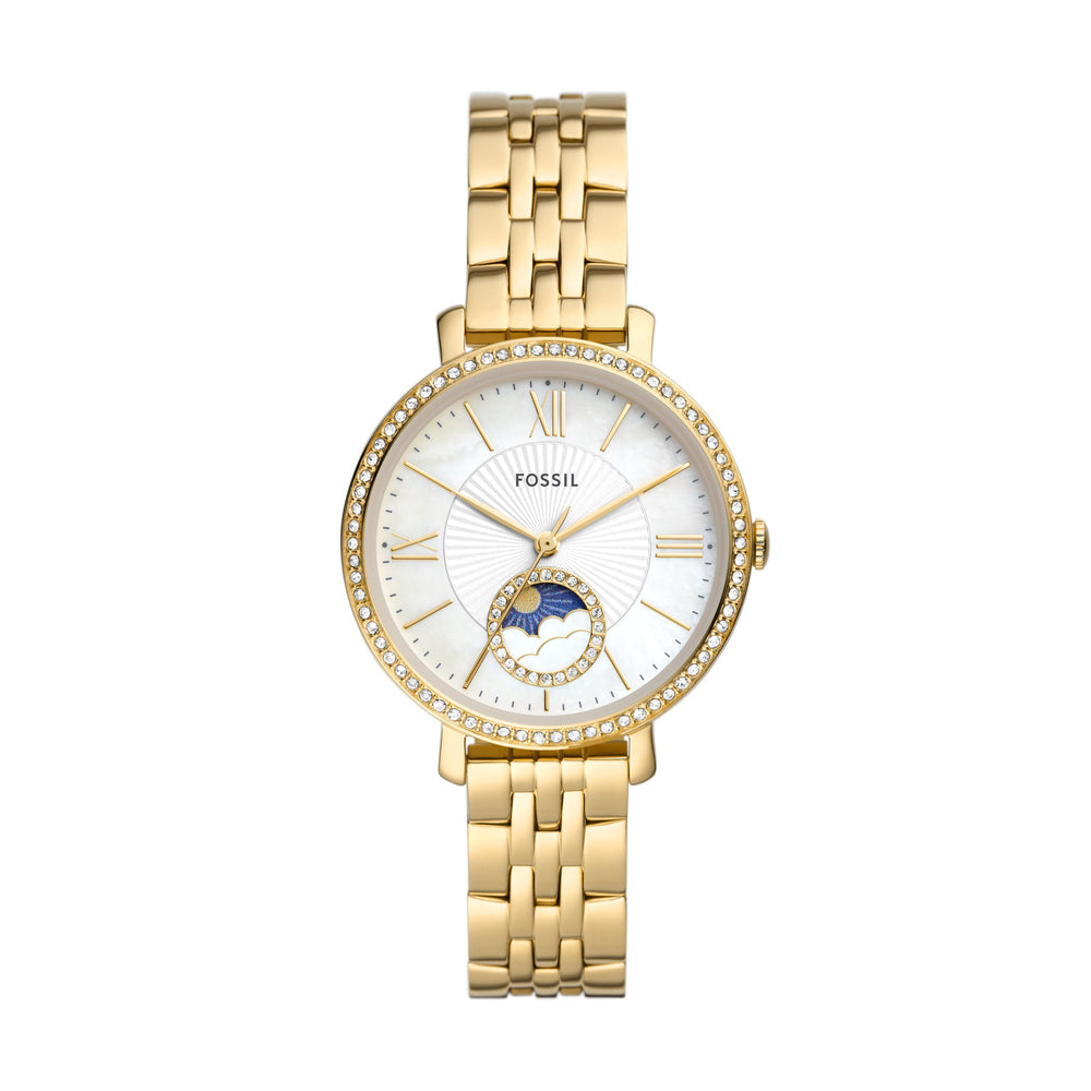 Jacqueline Sun Moon Multifunction Gold-Tone
