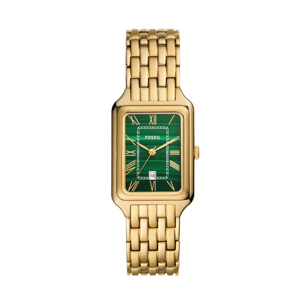 Raquel Three-Hand Date Gold-Tone