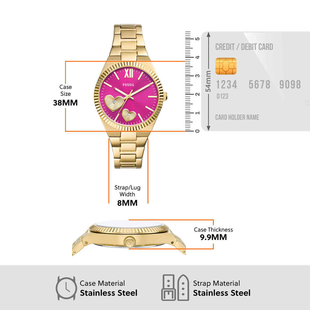 Scarlette Three-Hand Gold-Tone