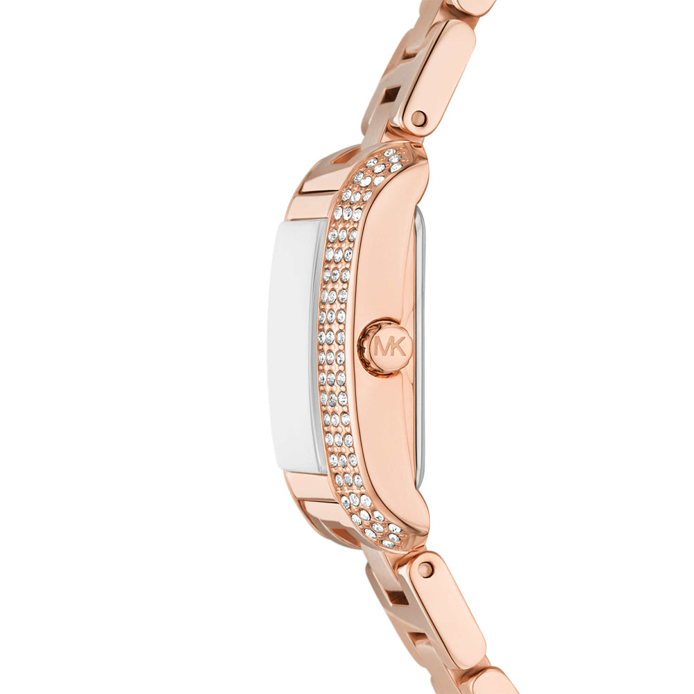 Emery Three-Hand Rose Gold-Tone Stainless Steel Watch