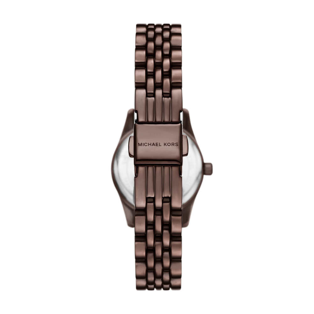 Lexington Three-Hand Chocolate Stainless Steel Watch
