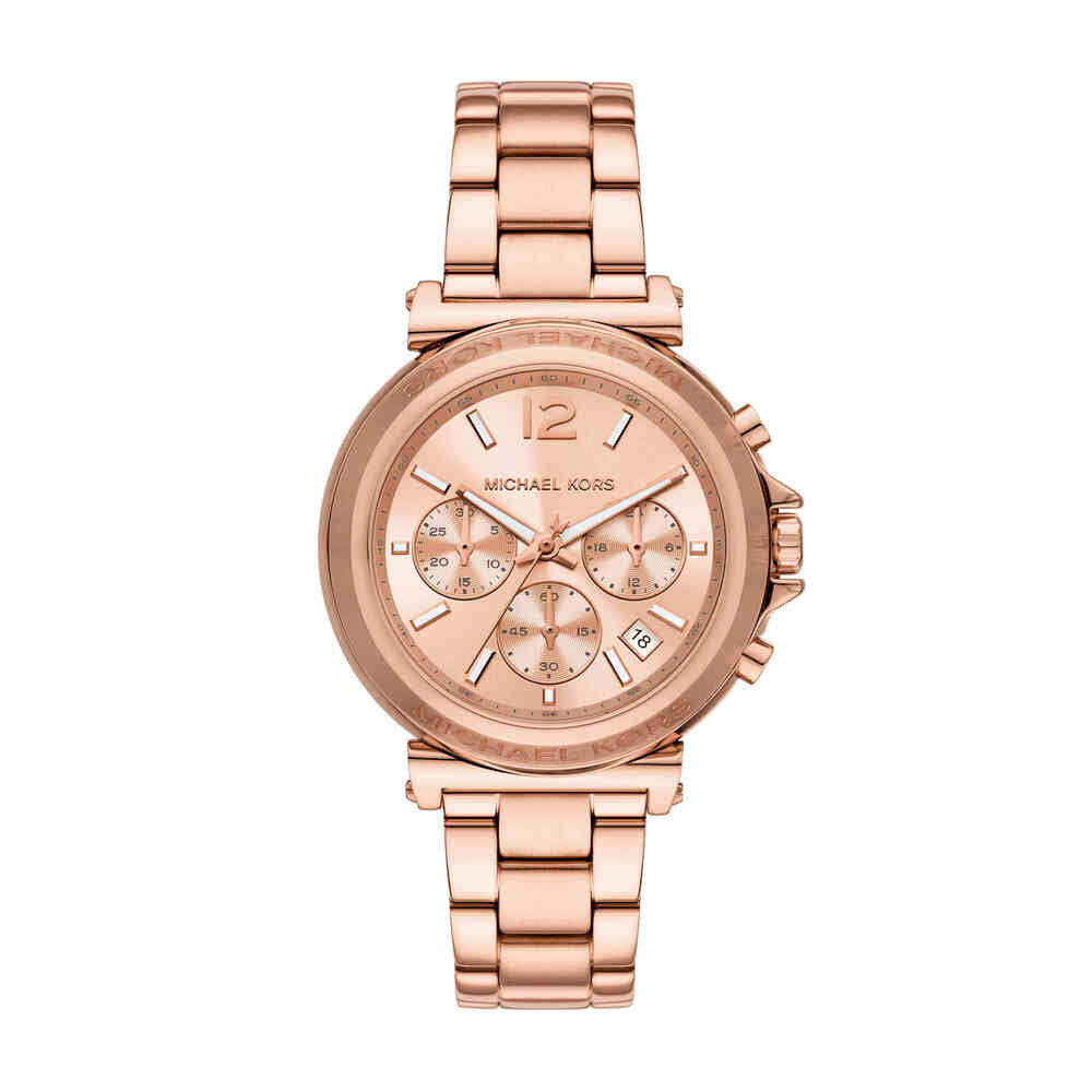 Maren Chronograph Rose Gold-Tone Stainless Steel Watch