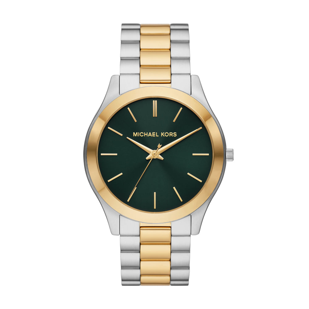 Slim Runway Three-Hand Two-Tone Stainless Steel Watch